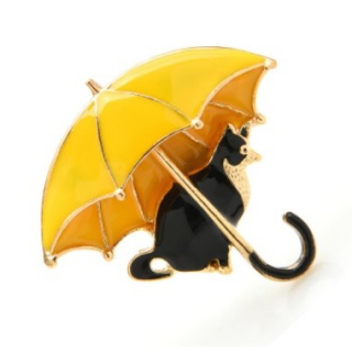 Kočka s deštníkem